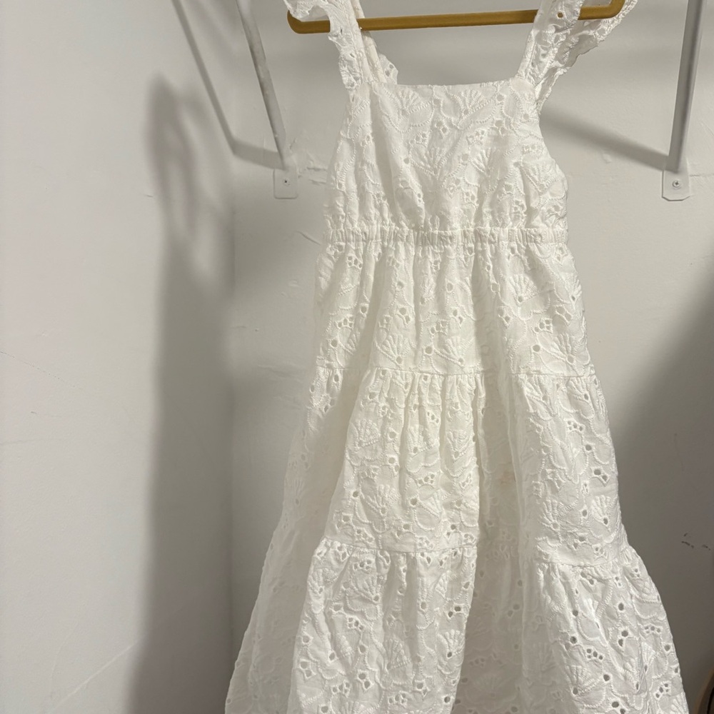 Zara White Lace Kids Dress